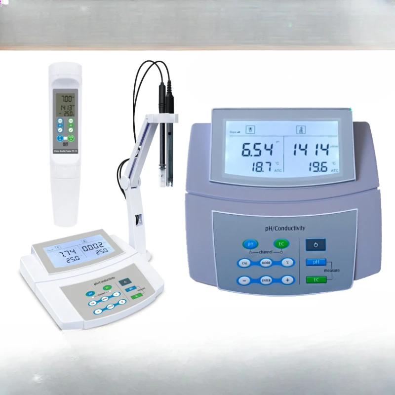 PE-20 dual-channel electrochemical instrument pH acidity meter/conductivity