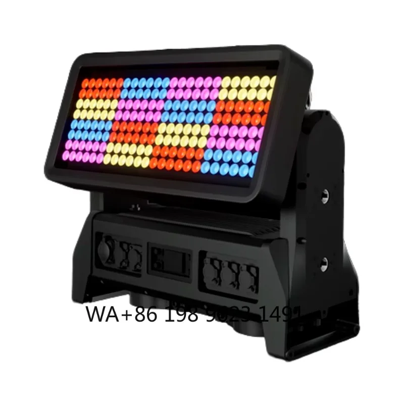 192pcs 10W RGBW 4‑in‑1 IP65 Pixel Tilt Moving Wash Blinder Light for Large‑Scale Outdoor Stage Events