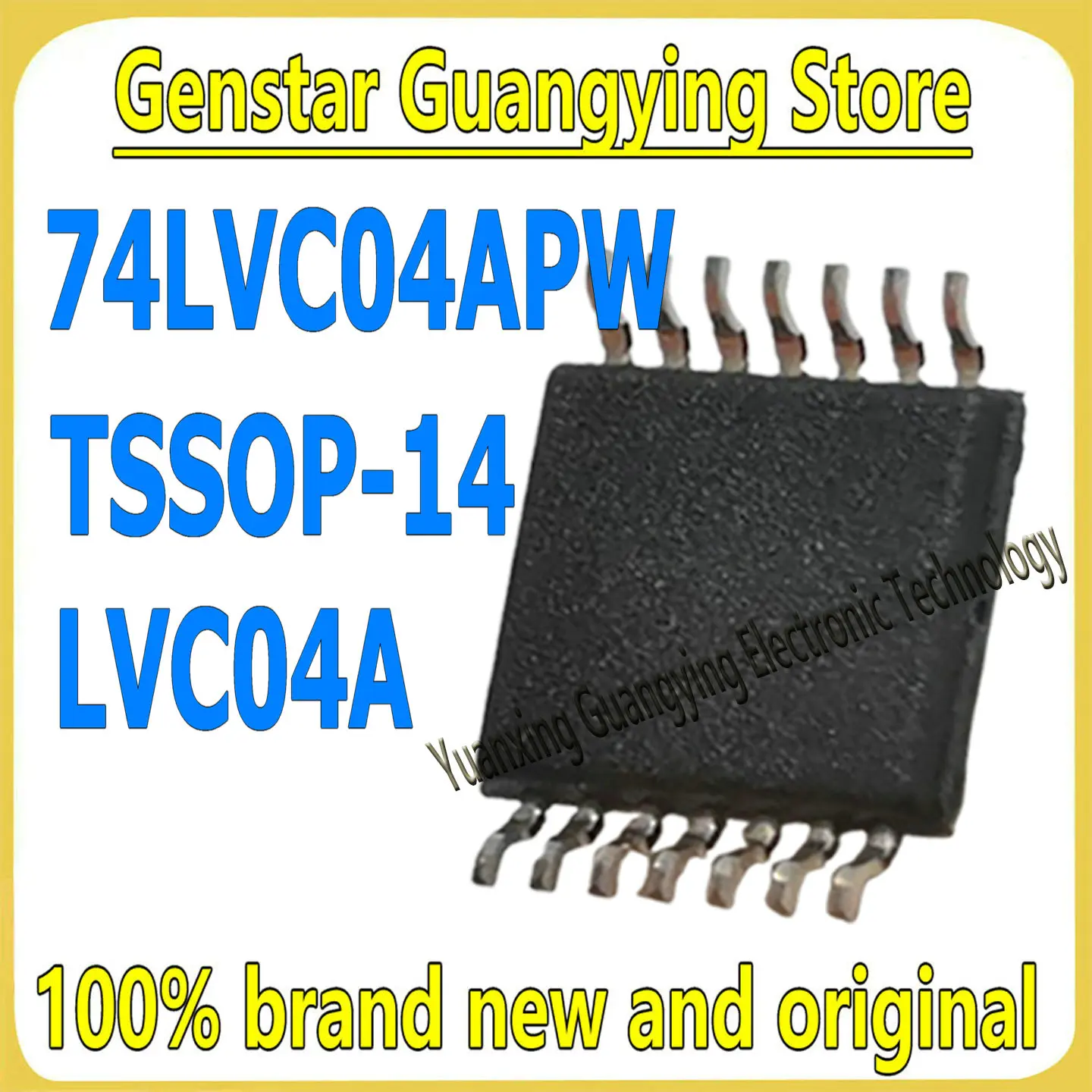 (10 pieces) 74LVC04APW, 118 SN74LVC04APW 74LVC04APW Part Number: LVC04A TSSOP-14 Schmitt Trigger Inverter Chipset  100% new