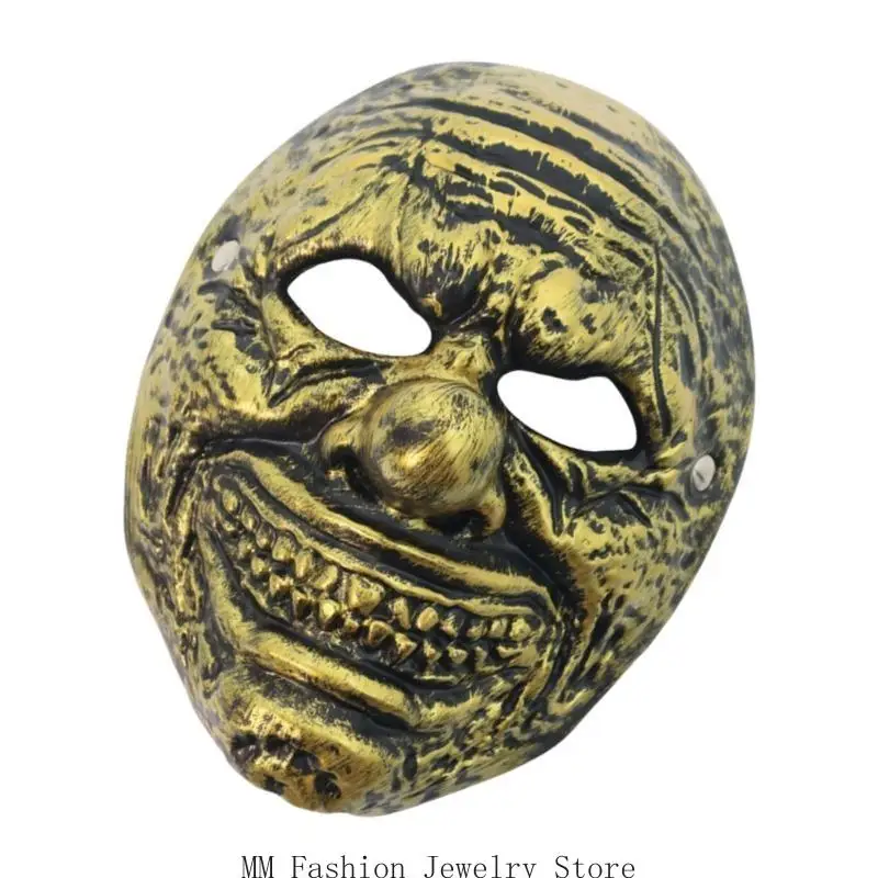

Halloween Mask Masquerade Mask Funny Clown Mask Mardi Gras Mask Scary Latex Full Face Mask for Cosplay Party Props