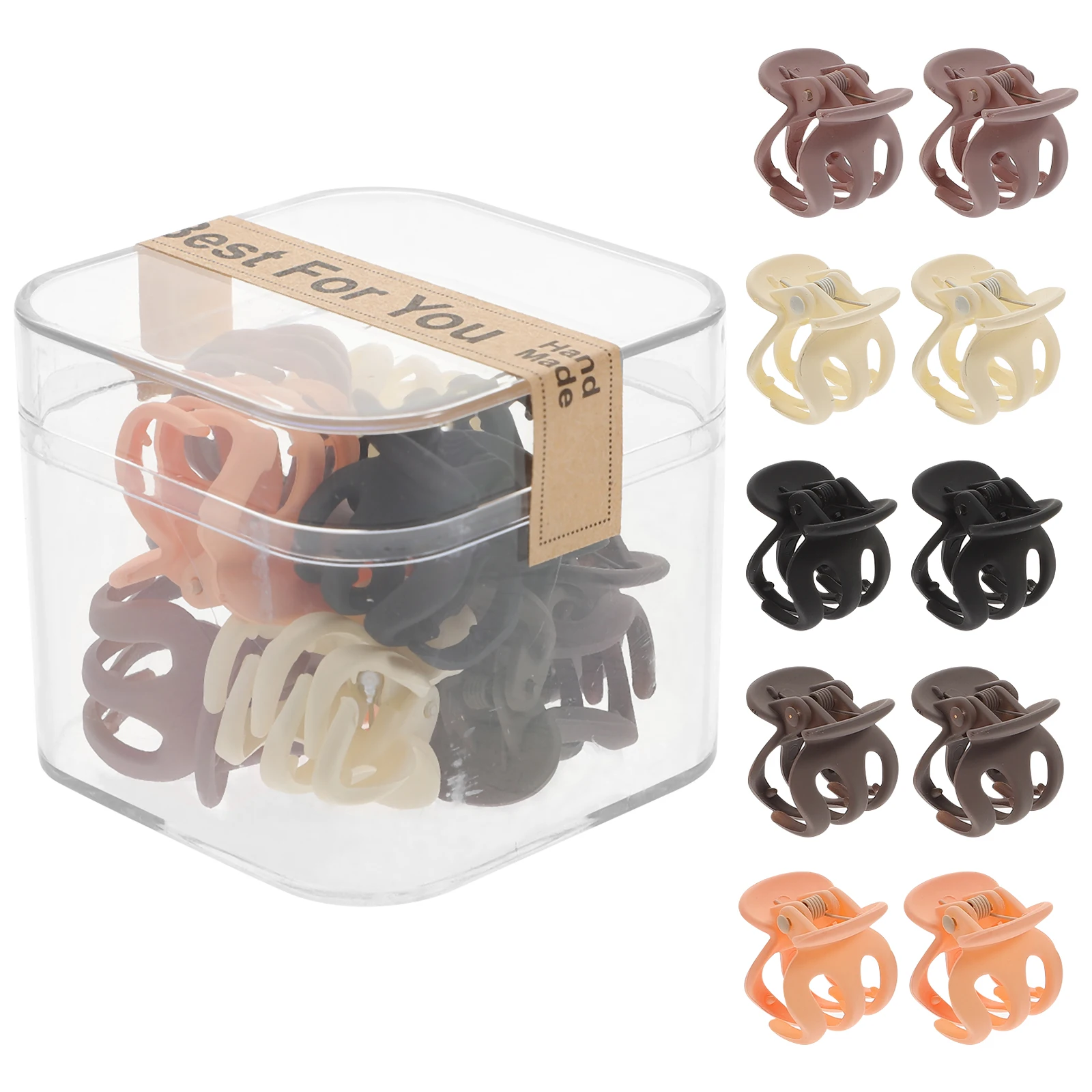 

Small Grab Women Small Kids For Thin Jaw Hairpins Hair Jaw Box Set Mini Clips Claw Clips For Thin Hair Styling Aid