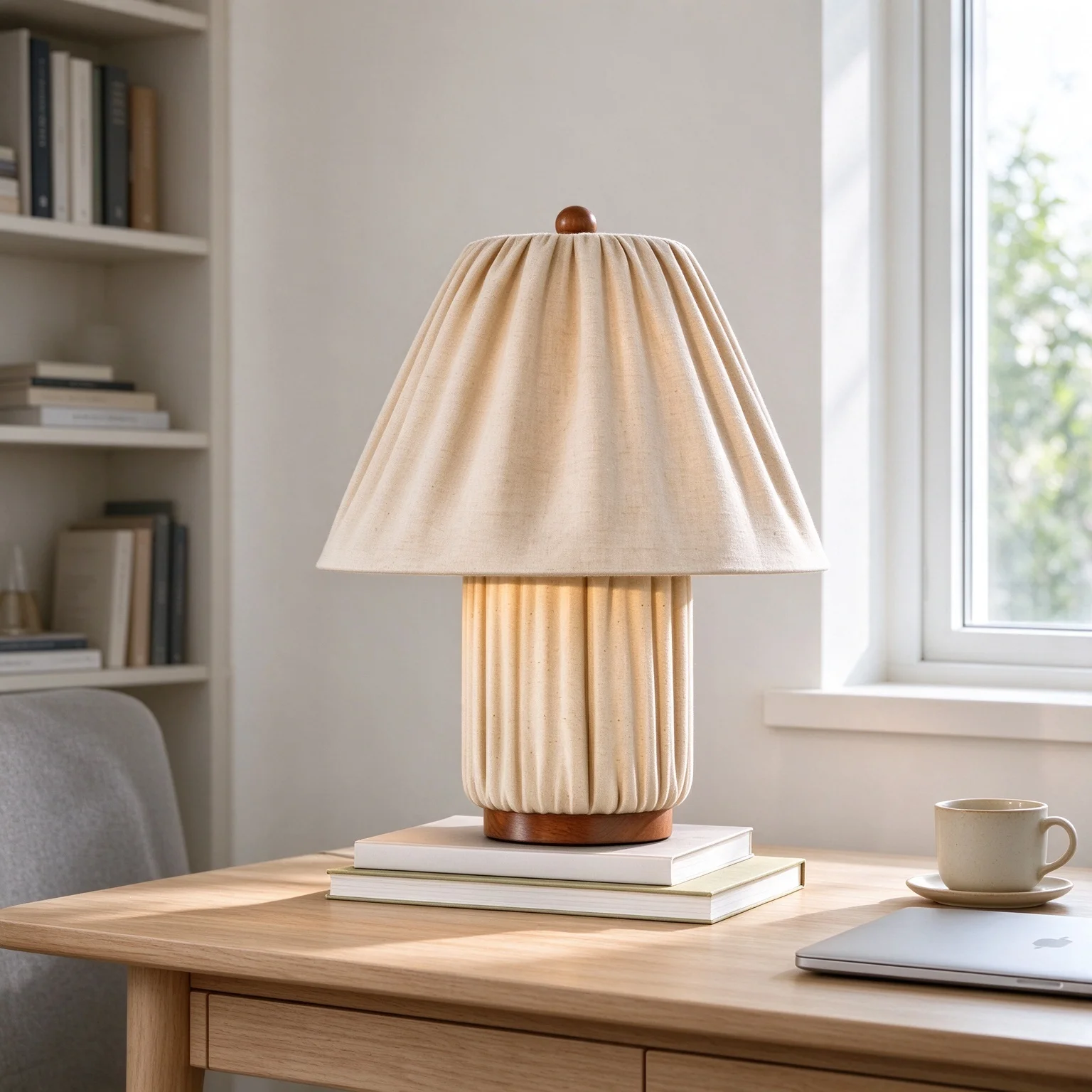 French Medieval Farbic Art Bedroom Beside Lamps Decor Dining Table Ambient Light Fixture Study Eye Protection Book Illumination