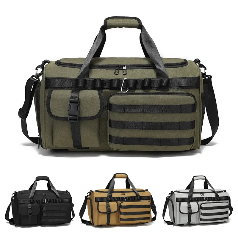 

40L Sport Gym Bag Tactical Travel Duffle Bag For Men Military Fitness Training Bag With Shoe Basketball Weekender Bags