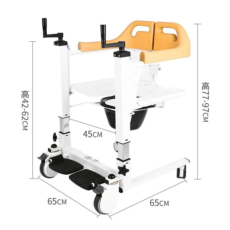 

Стул-комод для унитаза, подъемное кресло для переноски пациентов для пожилых людей и инвалидов, кресло-комод для переноса для взрослых