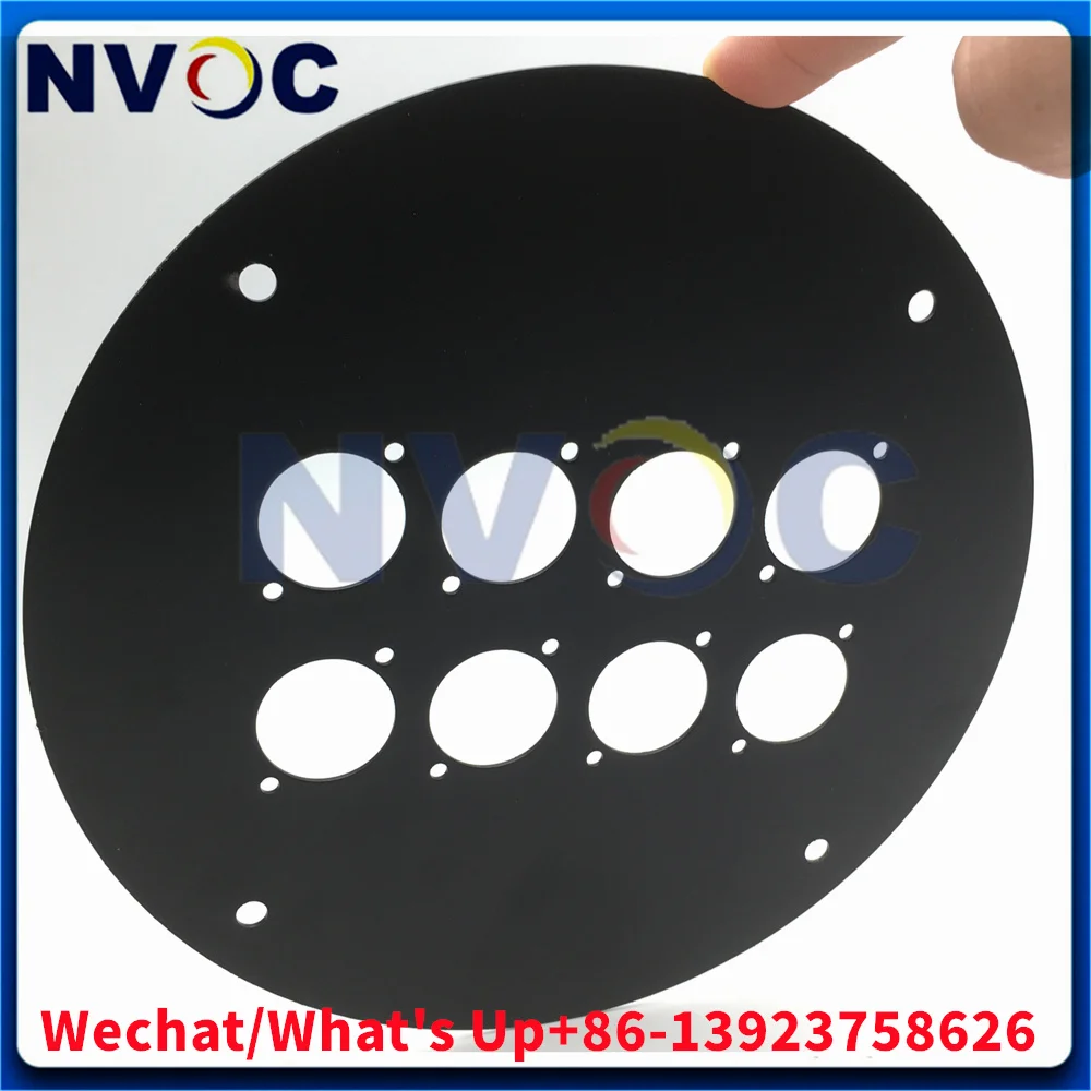 لوحة تكلفة الشحن-185-8 فتحات لـ 380 كابل شبكة الألياف الضوئية المحمول المحمول DVI CPRI إشارة تناول ملف بلاستيكي فارغ