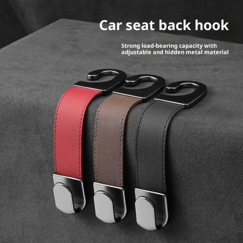 1pcs Car Organizer Holder Clips for Headrest; Auto Fastener Hooks for Bag Storage