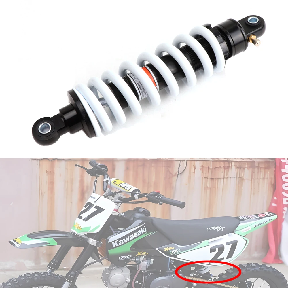 290mm Alloy Off-Road Motorcycle Rear Shock Absorber Damping Adjustable for Dirt Pit Bike After The Replacement Moto Parts