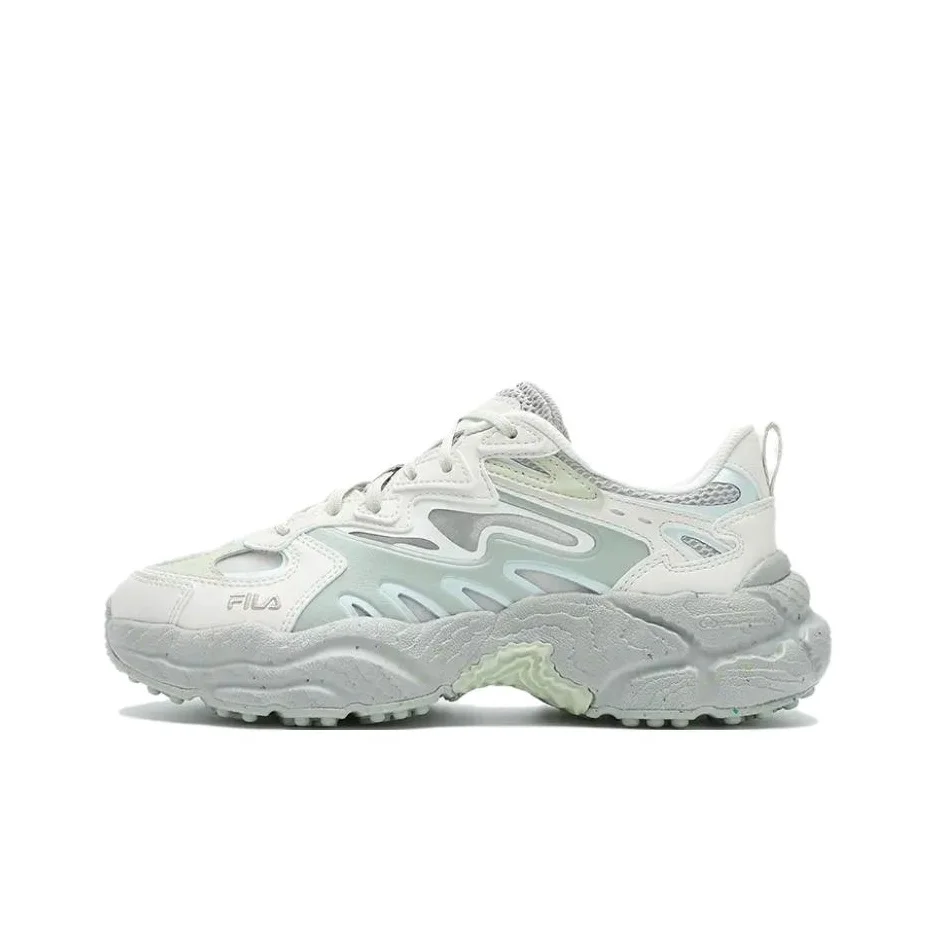 FILA Fern Sneakers Low top Chunky Sneakers Women's White Green F12W421106FSS