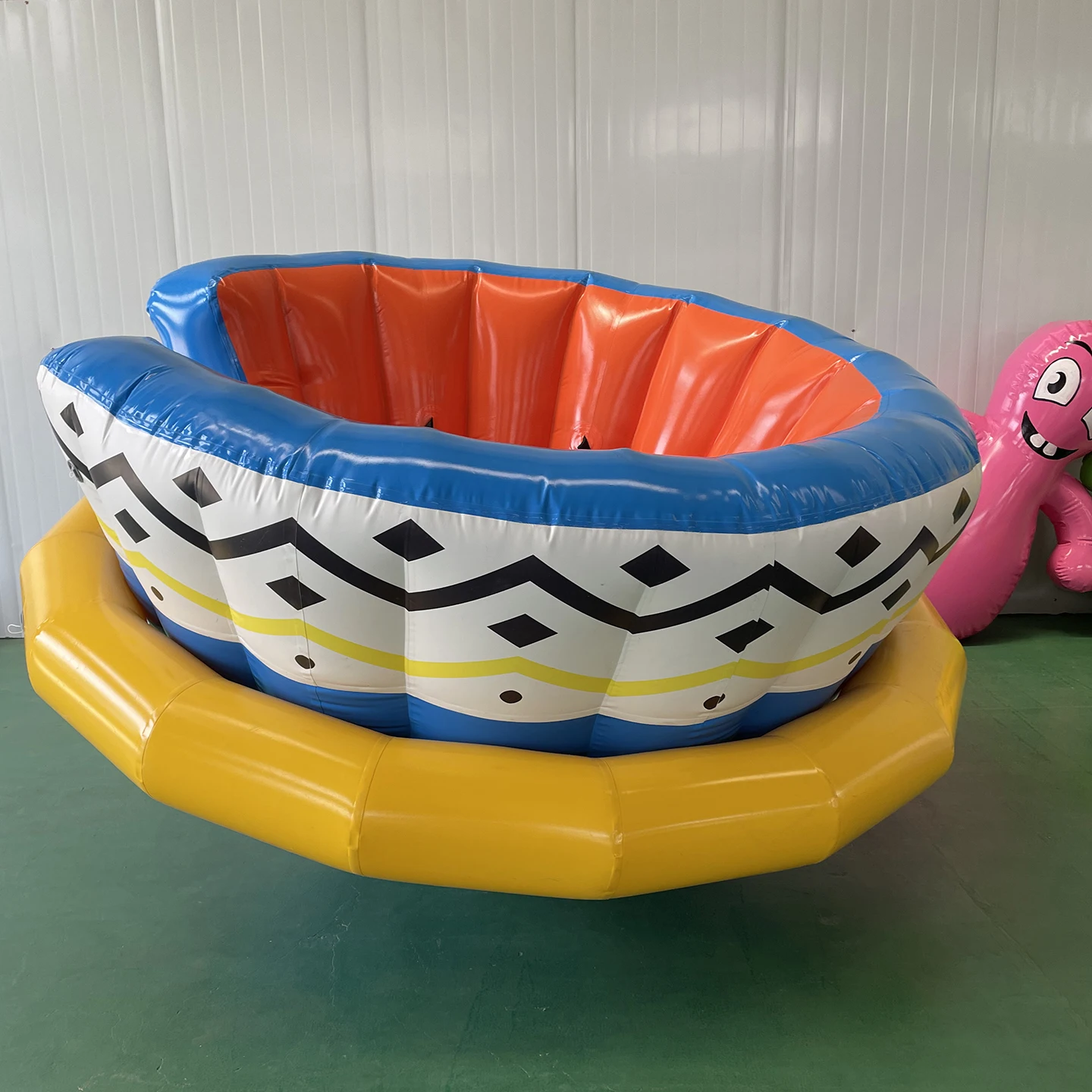 Inflatable children's paradise pirate rocking boat watermelon seesaw pirate chair naughty castle amusement equipment