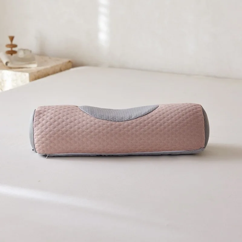 

2025 new cool buckwheat neck pillow core to help sleep cylindrical candy pillow adult household pillow