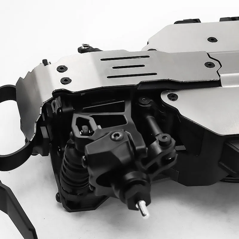 Telaio in acciaio inossidabile Armatura Guard Protezione Protezione Piastra paramotore per TRXS Mini Slash 4X4 108164-1 RC Auto Parti di aggiornamento
