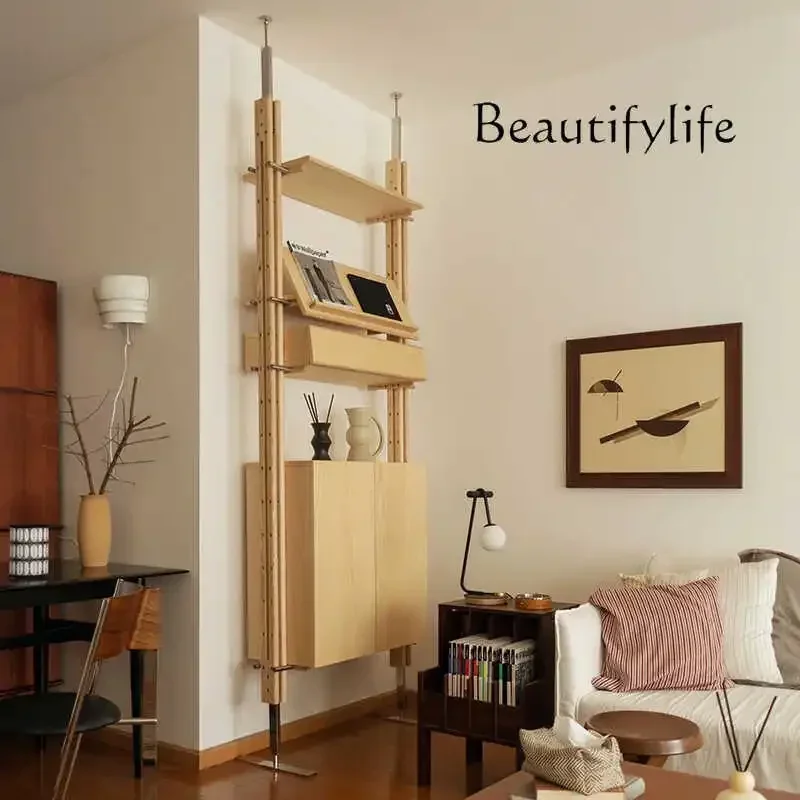 HI X البلوط الأحمر النقي غير اللكم الرجعية جدار مزيج الرف نظام رف الكتب التلفزيون الجدار الشنق التقسيم غير القابل للتأهل