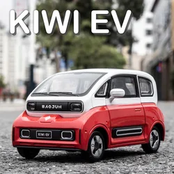 1:24 BAOJUN KIWI EV Alloy Diecasts & Toy Vehicles Metal Toy Car Model Sound and light Pull back Collection Kids Toy