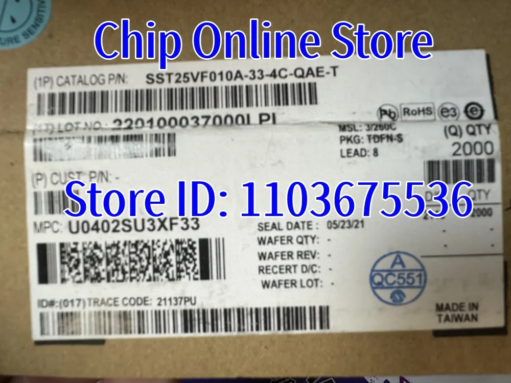5~100Pcs SST25VF010… - image