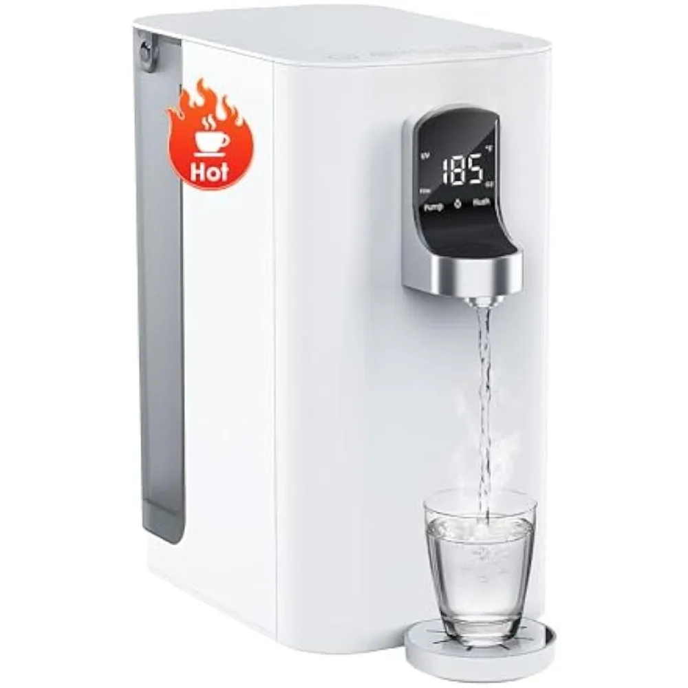 Water dispenser, 4-stage reverse osmosis water filter tabletop3:1 pure drainage, 4 temperature options, no installation required