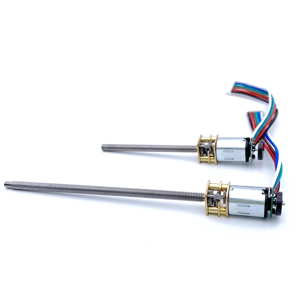 N20 DC Gear Motor Thred Screw shaft 3V6V12V DIY Model Magnetic 7PPR Encoder Smart Robot motor