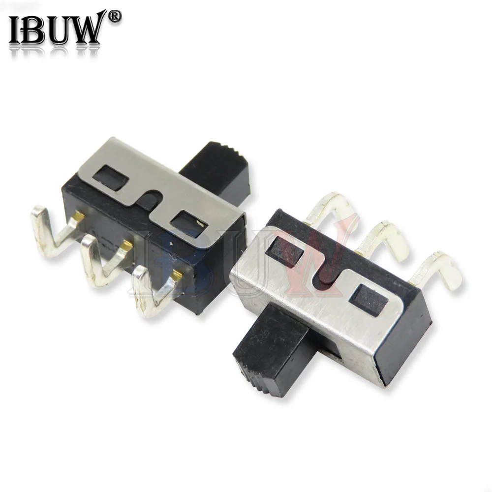 10PCS SS12D10 SS12D11 Toggle Switch 3Pin 1P2T Handle High 5mm Spacing 4.7mm SS12D10G5 Ibuw Straight / Curved