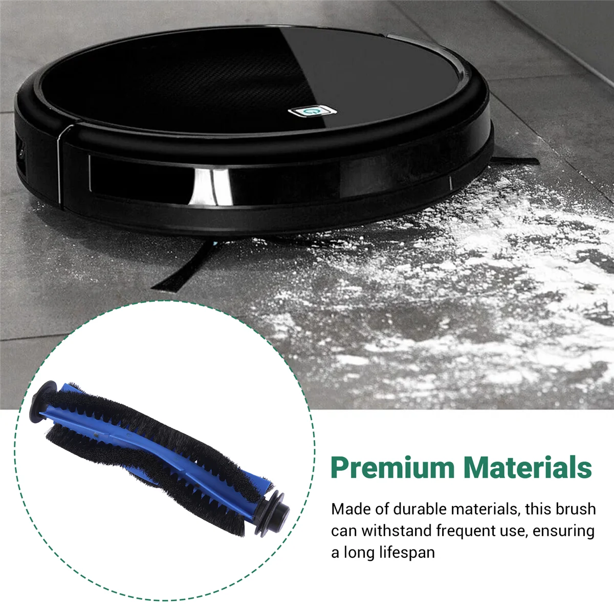 Neuer Ersatz für Cecotec Conga 1090 990 Vital / für Conga 999 Vital Roboter-Staubsauger, Ersatzteile, Hauptbürste