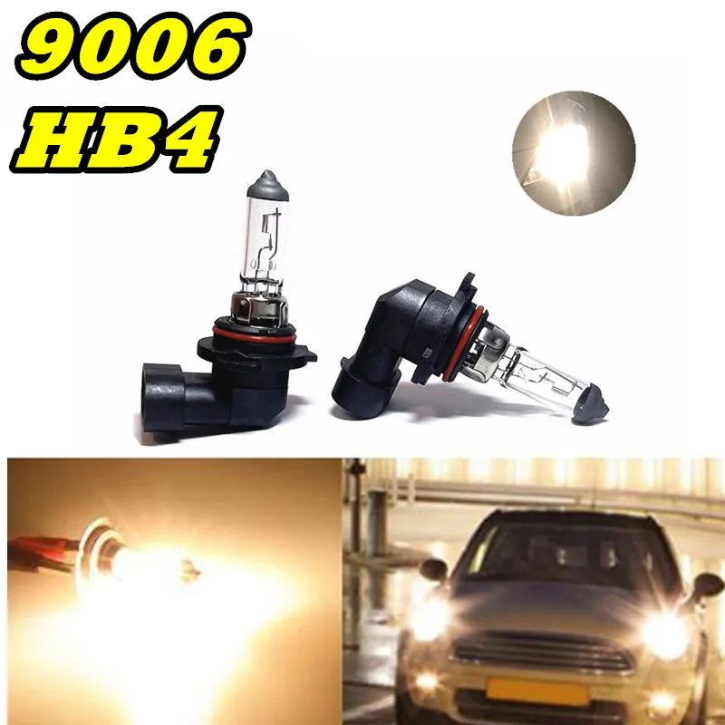 

2pcs Auto Halogen Bulb 9006 HB4 55W Halogen Lamp 3200K Car Fog Light White Halogen Headlights Bulb 55W Car Head bulb