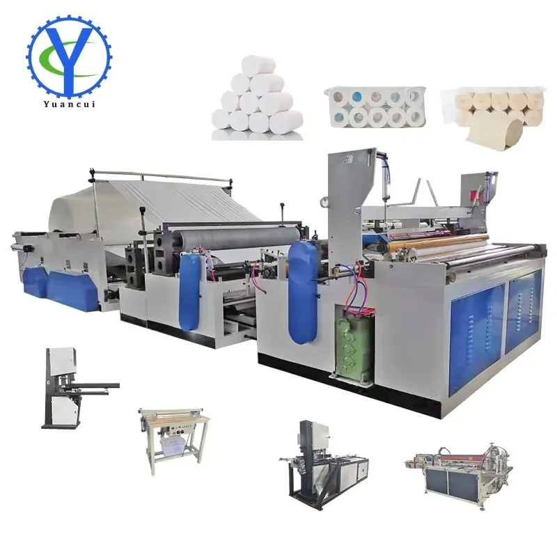 sell like hot cakes High Speed Toilet Tissue Paper Rewinding Machine Automatic Toilet Roll Making Machine Toilet Tissue
