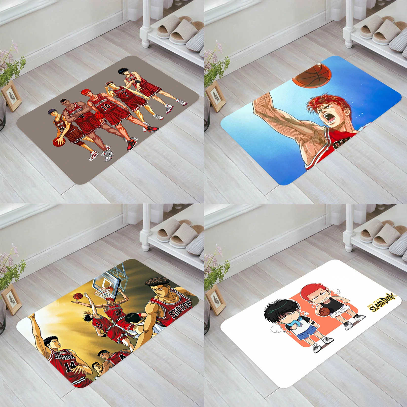 

Slam Dunk Anime Sakuragi Hanamichi Floor Mat Kitchen Carpet Rugs Home Living Room Carpets Doormat Entrance Door Balcony Foot Rug