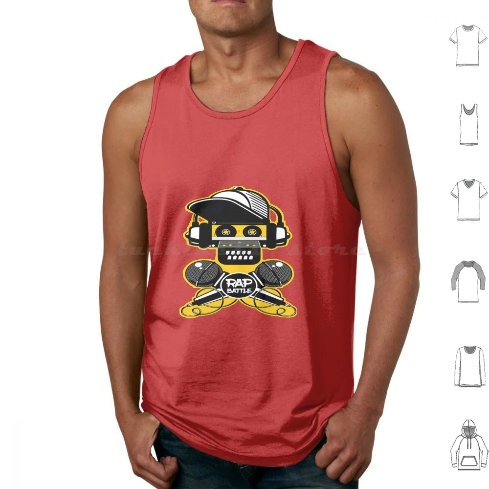 Rap Tank Tops Print Cotton Rap Music Techno Music Electronic Music Dance Radio On Line Mix Dj Girls Sound Set