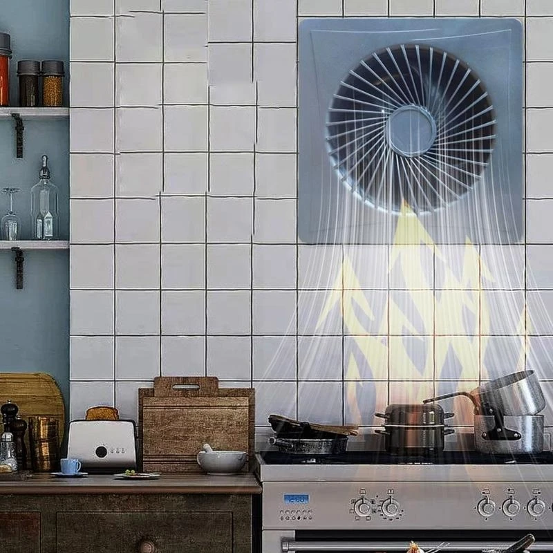 5asd سهلة التركيب مروحة مستخرج تهوية الحمام مع تشغيل هادئ لجهاز التنفس الصناعي للتحكم في الرائحة والرطوبة #6