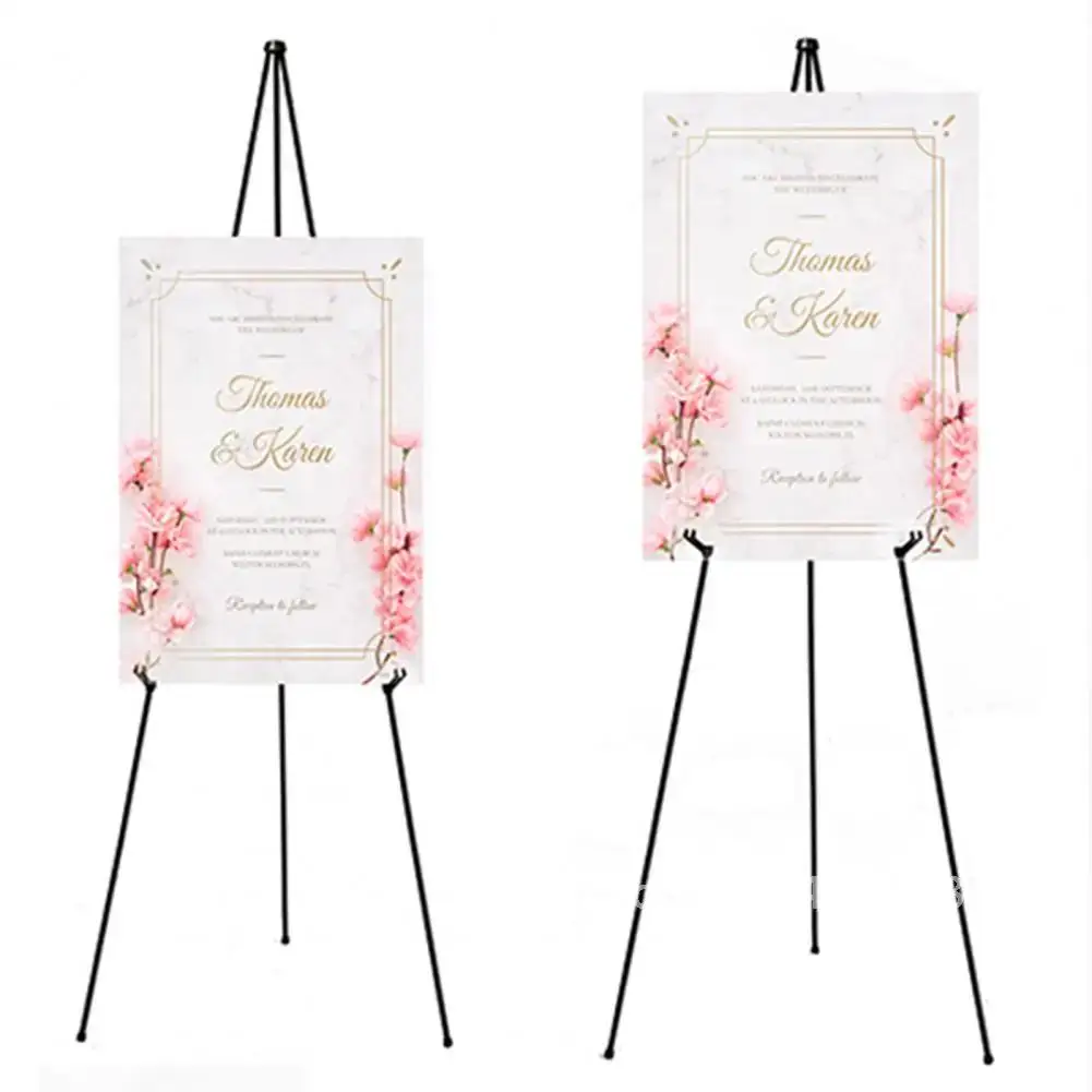 

Easy Storage Art Easel With Clip Wedding Sign White Easel Stand Solid Metal Display Stand School Use