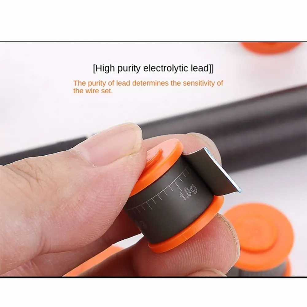 

Clip Lead Sinker Sinker Scale Tackle Fishing Lead Sheet Environmental Protection Coating Fast Gram Degree Soft Fishing Sinkers