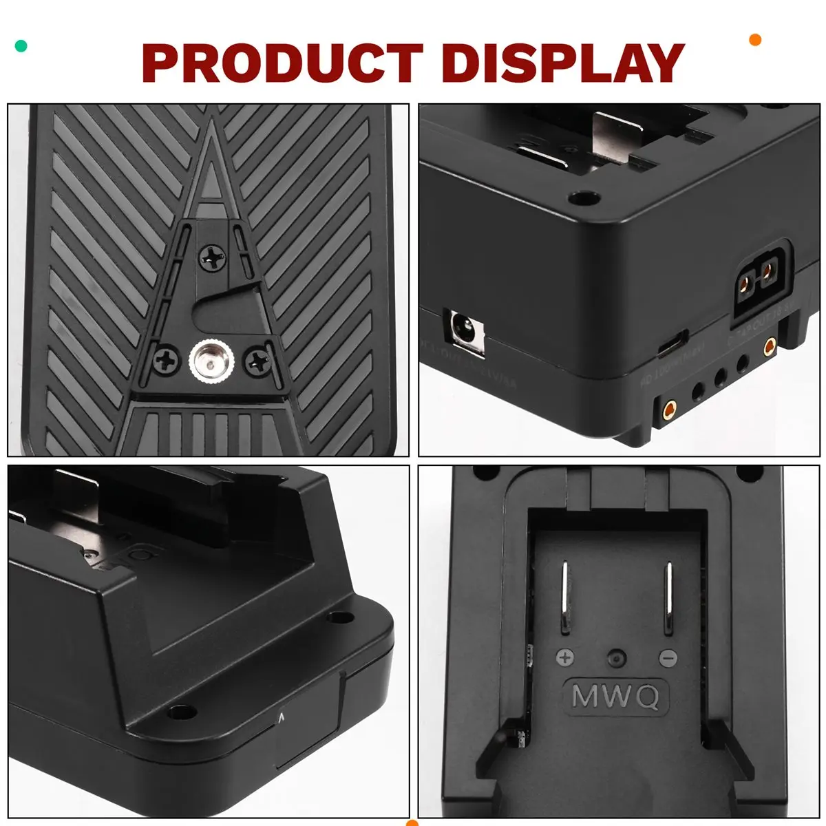 clos-ミルウォーキー用-18v-21v-バッテリーから-v-タイプソーラーパネルへのコンバーター-pd100w-急速充電高効率照明