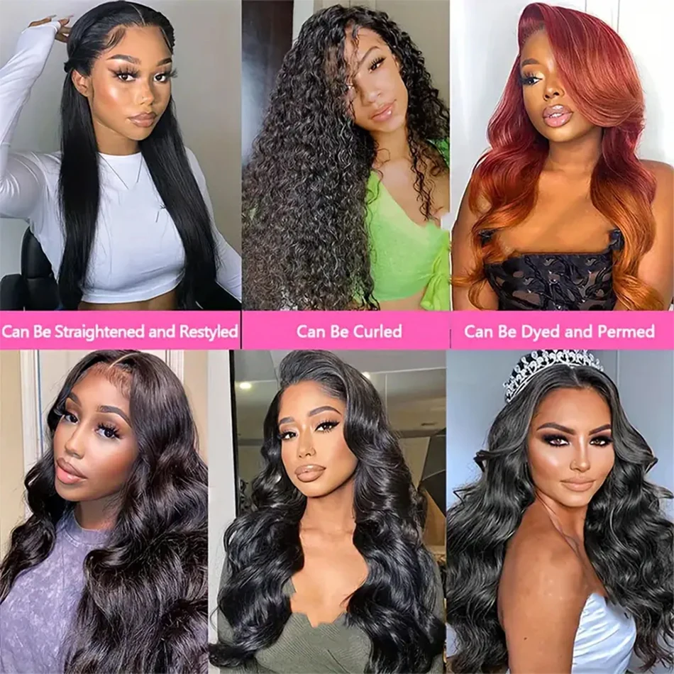 Brazilian Body Wave Bundles With Closure Human Hair 4x4 HD Transparent Lace Closure Human Hair Weave 3 Bundles With Closure #1B