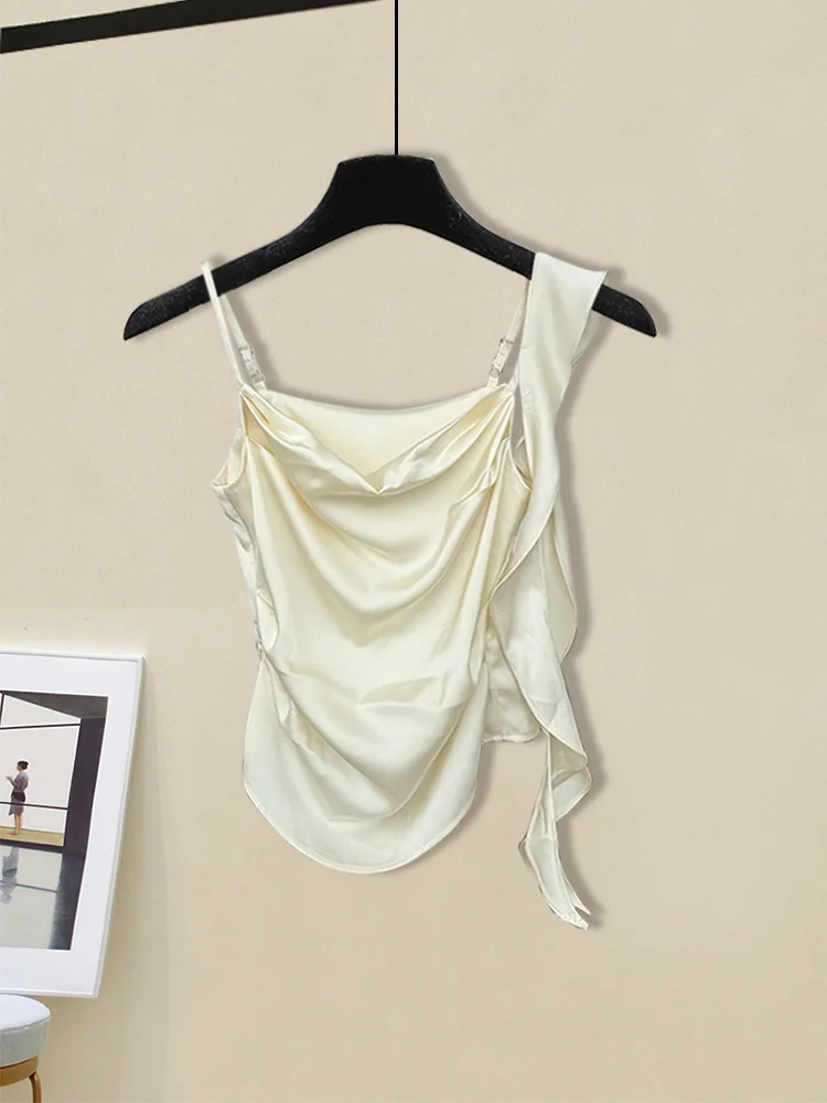 

Сексуальный топ с v-образным вырезом и юбка с пайетками, комплект из двух предметов для женщин, летний ансамбль Faion, дизайн с узкой талией