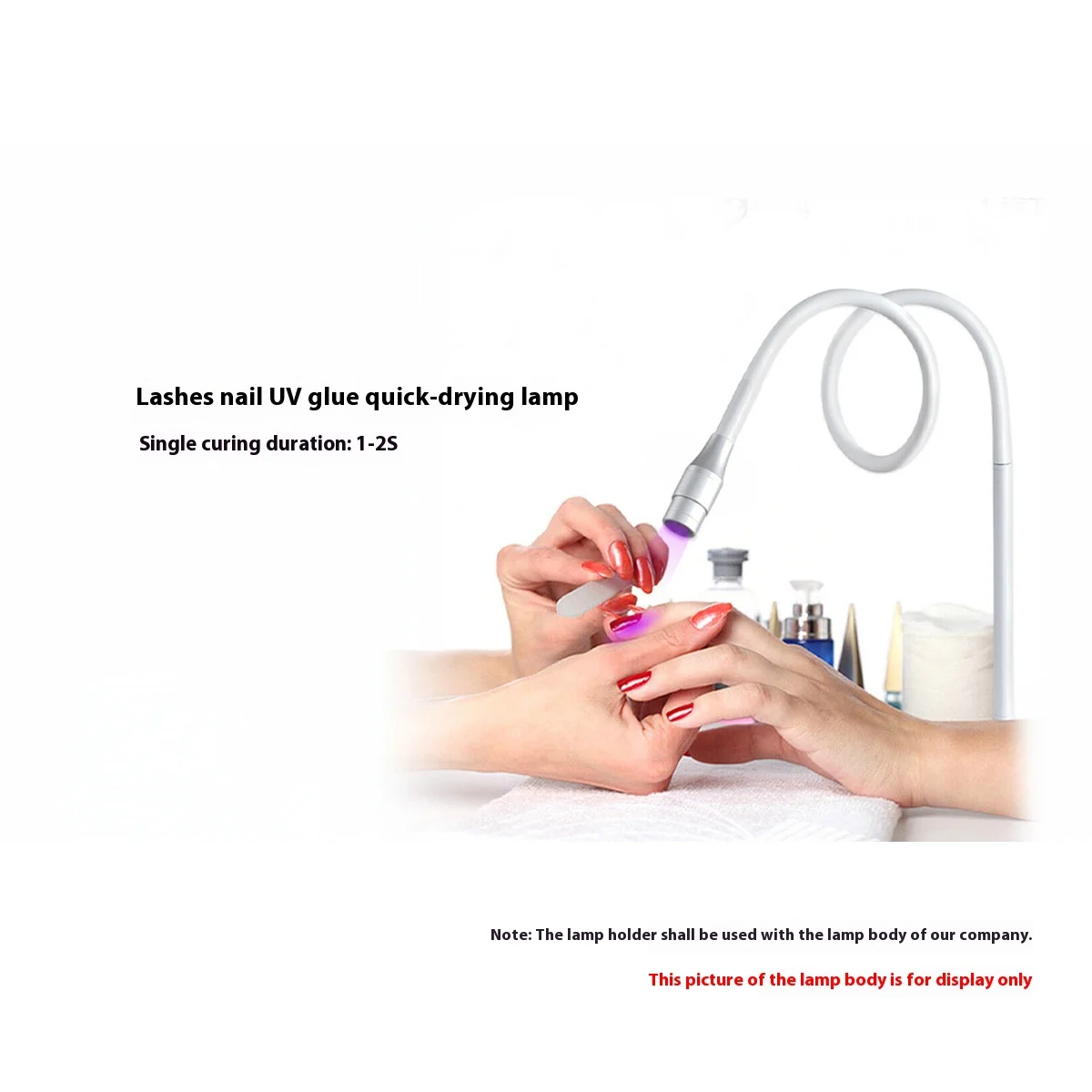 009 UV lamp head with adjustable spot size Beauty eyelash nail art UV glue LED UV curing lamp accessories