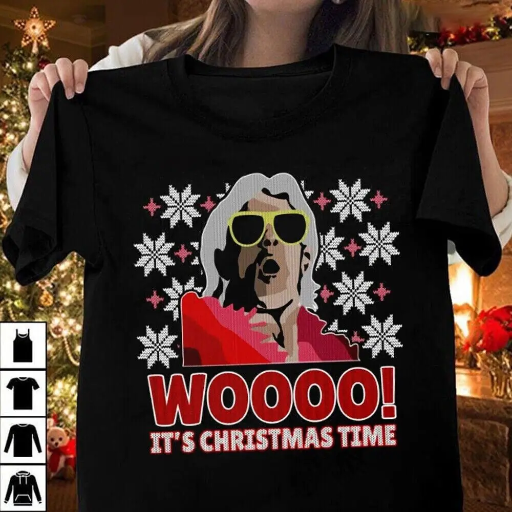 Ric Flair Wooo Its Christmas Time Men Gift Family Unisex T-Shirt MO307