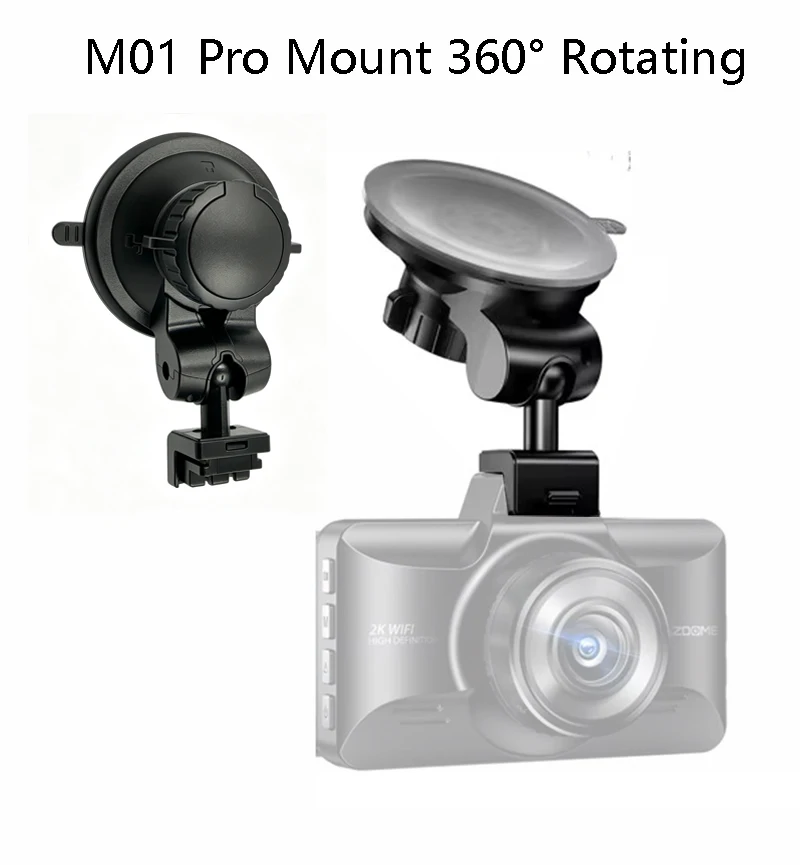 for AZDOME Suction Support for M01 Pro Mount 360° Rotating Car Camera Bracket M01 Pro Accessories