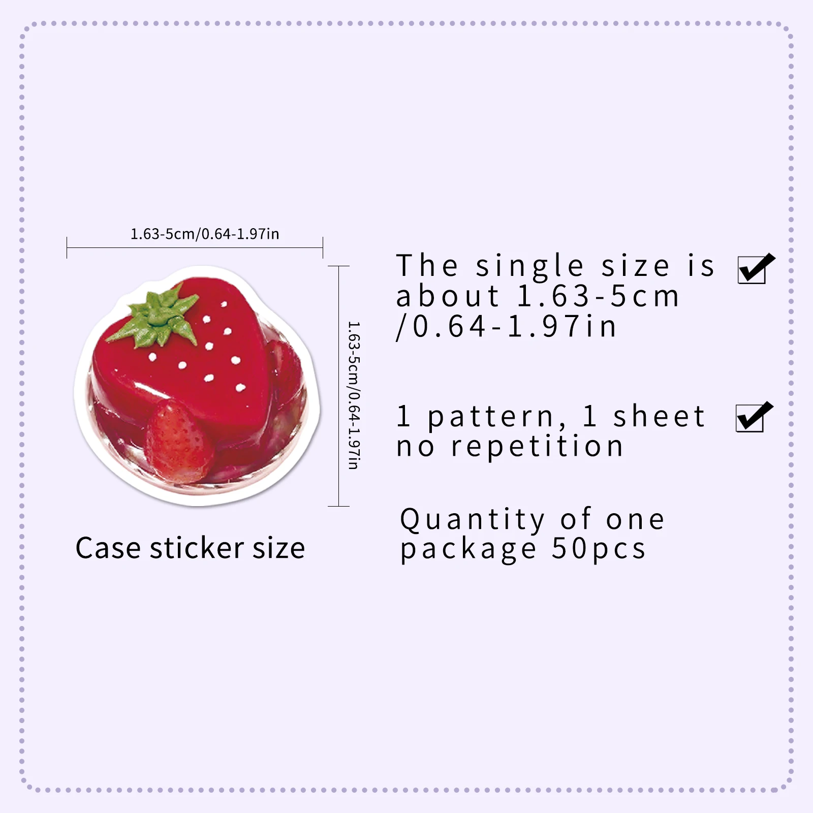 50pc Strawberry Style Ins Series Cartoon Cute Graffiti Stickers Suitcase Laptop Skateboard Personalized Stickers