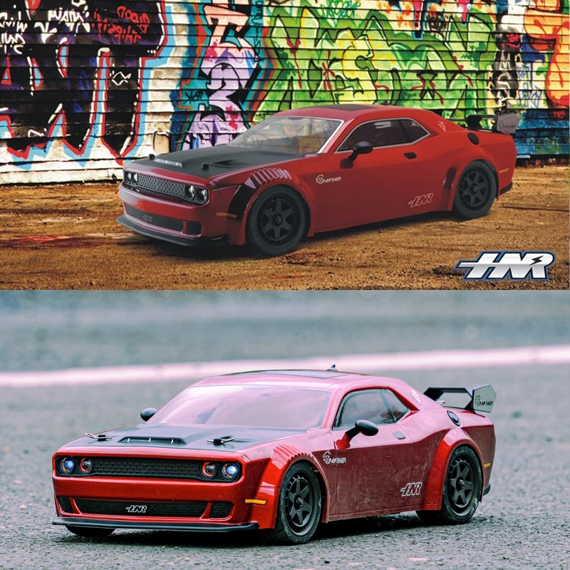 HNR H9802 1/10 RC 4WD Brushless Simulation Flat Run Drift Car Remote Control High Speed Car Model Adult Boy Toy