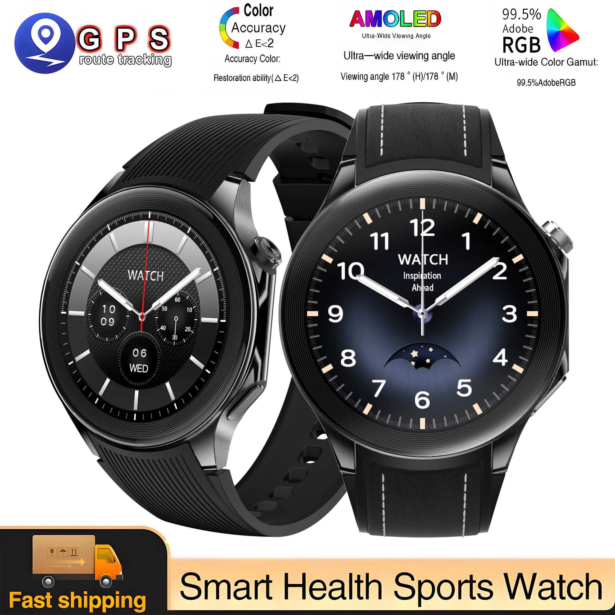 2024 New Original for OPPO Watch X Sapphire HD Screen GPS 4G Large Memory Video Music Player NFC BT Call Men Business smartwatch