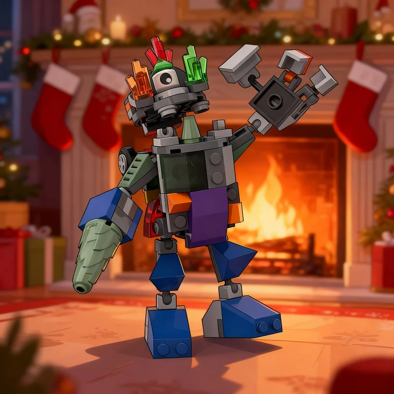 

114pcs MOC Mixels Crystal Crew MAX Model Building Blocks Architecture Toy Christmas Gifts DIY Creative Idea Education Brick