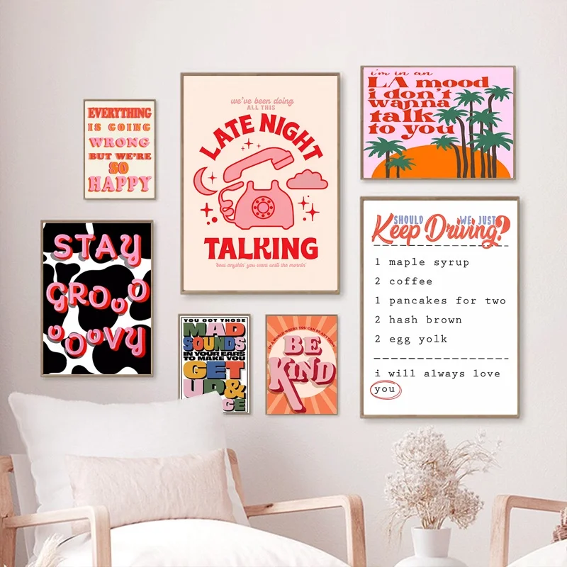Harris Styles Lyrics Kunstposter Tageslicht Fine Line Album Leinwand Malerei Musik Sänger Wand Moderne Ästhetik Zimmer Home Decor