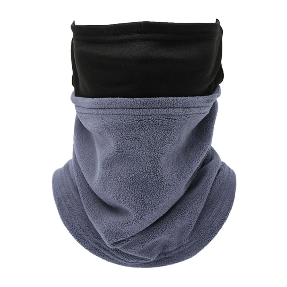 Fleece Face Mask Neck Warmer Winter Windproof Warm Mask Cycling Face Mask Neck Buff Women Men Sport Scarf Ski Hiking Riding Mask