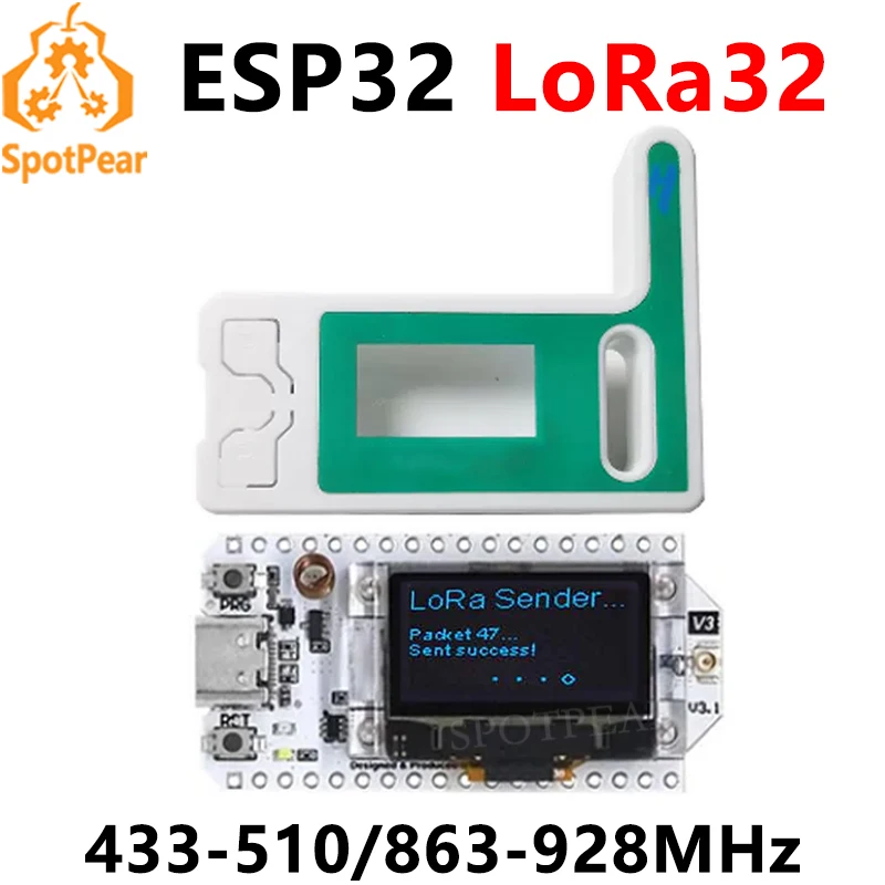 LoRa32 V3 ESP32-S3 LoRa Development Board 0.96 inch OLED SX1262 433-510/863-928MHz Meshtastic For Arduino