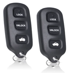 2 pcs For 2002 2003 2004 2005 2006 Toyota Camry Pontiac Vibe Car Remote Keyless Entry Key Fob GQ43VT14T