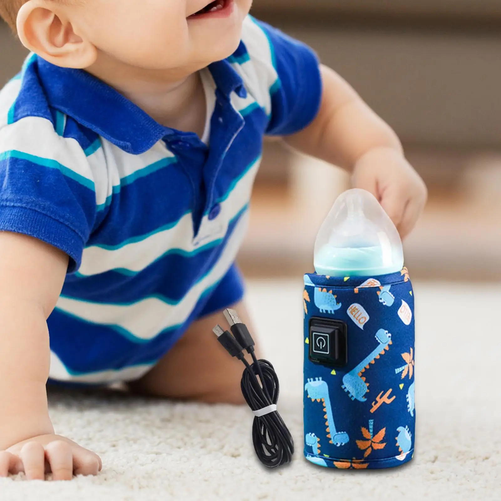 rcstronger toysloveit USB Infant bottle Bag Storage cover Warmer Heater for