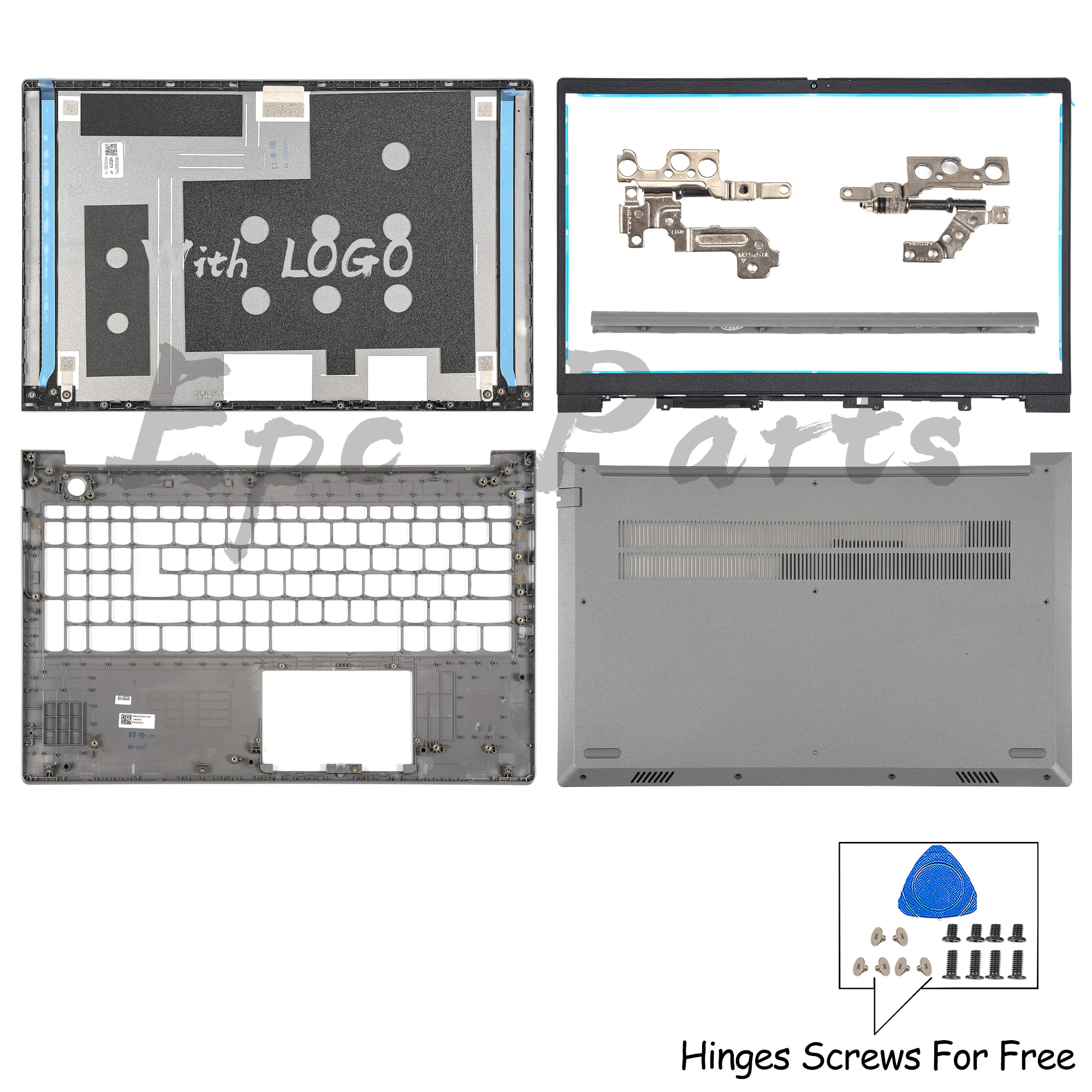 Epc Parts For ThinkBook 15 G2 ITL For ThinkBook 15 G2 ARE LCD Back Cover Bezel Hinges Palmrest Lower Case Repair 5CB1B34808