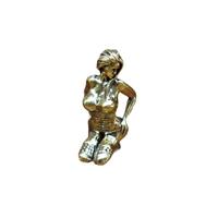 Brass Modern Beauty Statue Ornaments Desktop Office Bedroom Desktop Handicrafts Beauty Art Simulation Model Ornament Collection