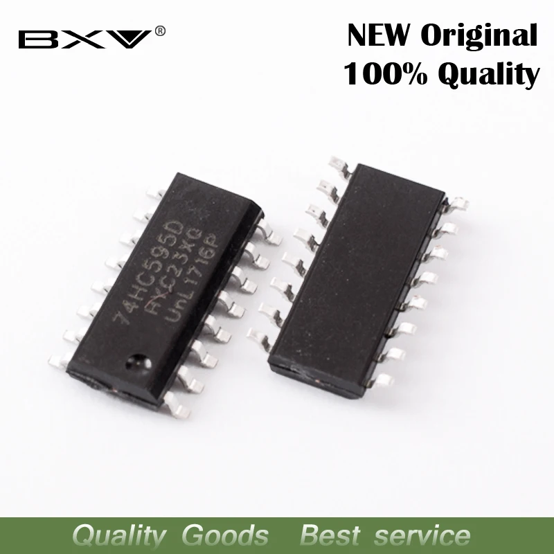 50PCS 74HC595D 74HC595 SOP16 SOP SN74HC595DR SMD