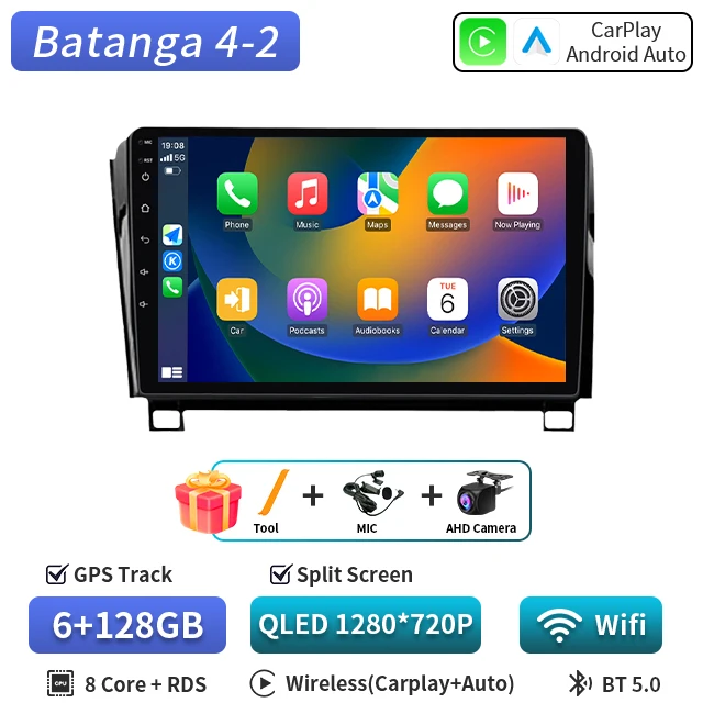 Android 16 Autoradio Multimedia Video Player Navigatie Stereo GPS Audio voor Toyota Tundra XK50 2007-2013 Sequoia XK60 2008-2017
