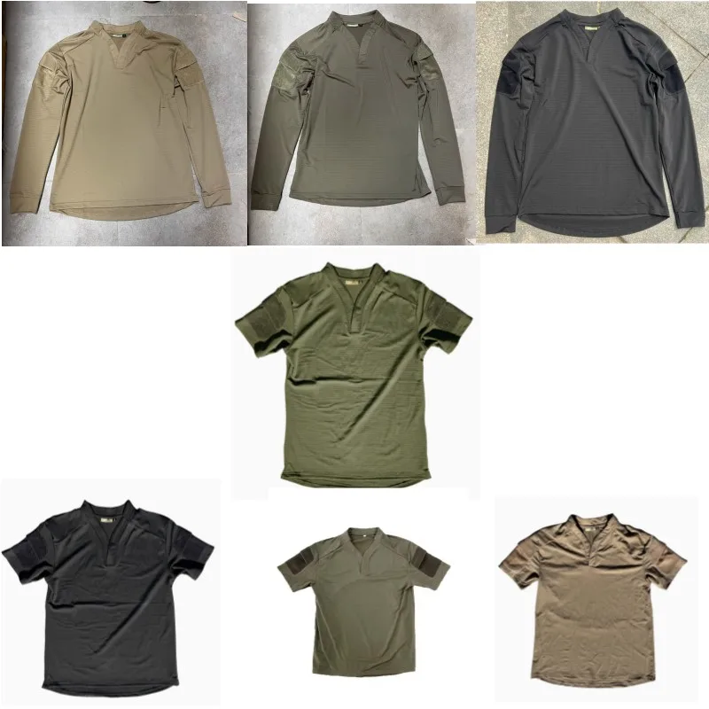 

Летняя уличная тактическая ледяная шелковая быстросохнущая футболка с длинными рукавами и короткими рукавами