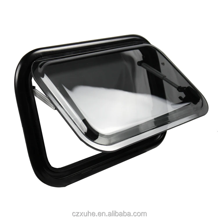 New Design RV Window Caravan Push Out Window with Double Glazing Transparent Gray Glass for RV